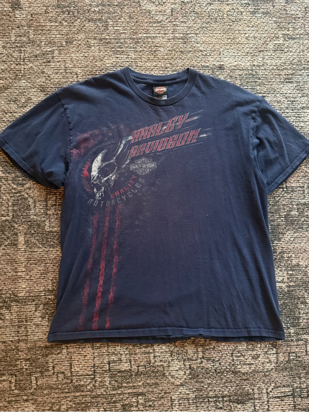 Harley- Davidson navy blue tee